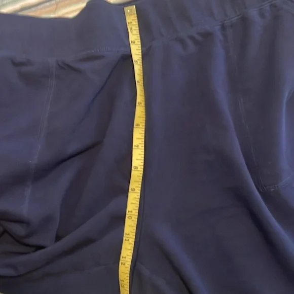 St John’s Bay Pants (2 pair)Mid-Rise Slim Plus Size 2X American Navy & Charcoal - Picture 7 of 12
